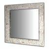 White Mother of Pearl Square Mirror | Iris Furnishing